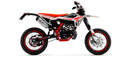 Beta RR Enduro 50 2T - Auspuff mit schwarzem ESD Enduro