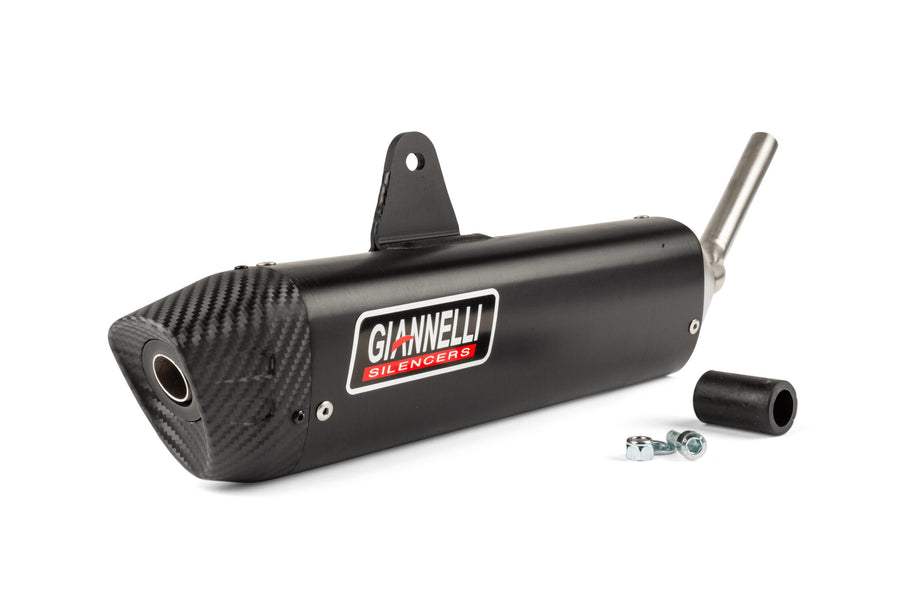 Fantic XM 50 2T - Auspuff mit schwarzem ESD Enduro