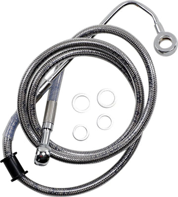 harley davidson flstc [DRAG SPECIALTIES] – Meghosszabbított rozsdamentes acél fékvezeték