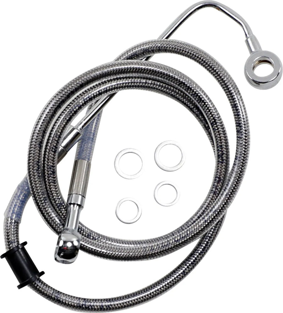 harley davidson flstc [DRAG SPECIALTIES] – Meghosszabbított rozsdamentes acél fékvezeték