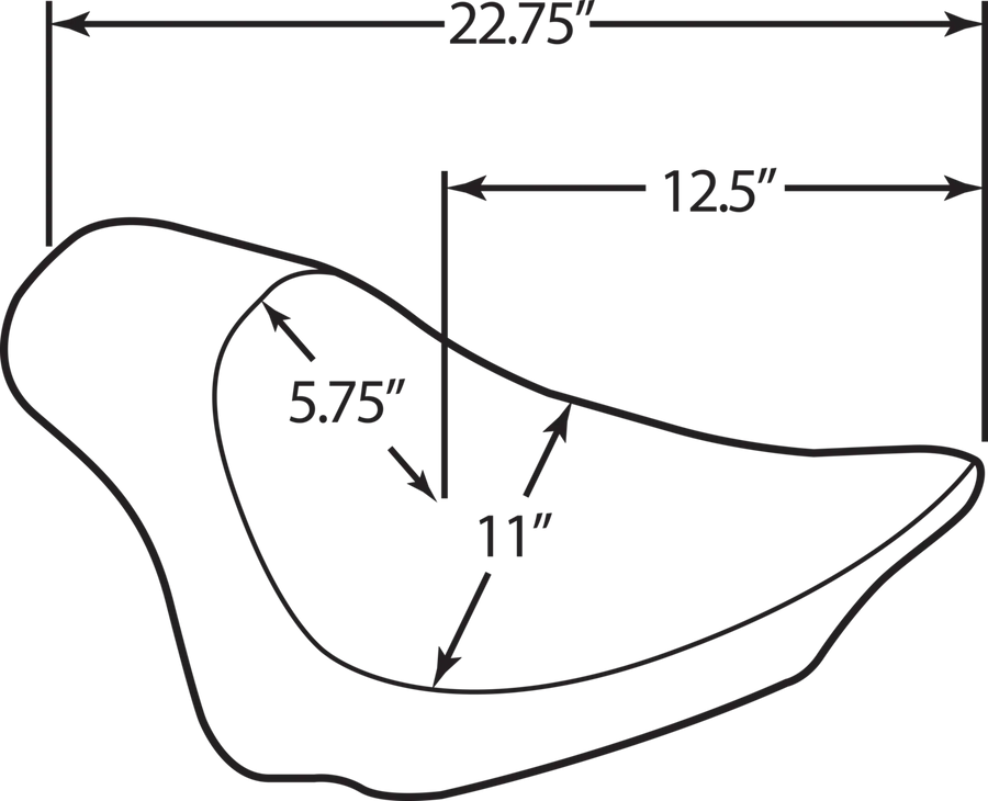 harley davidson flst [DRAG SPECIALITÁS] – EZ-ON szólóülés konzollal