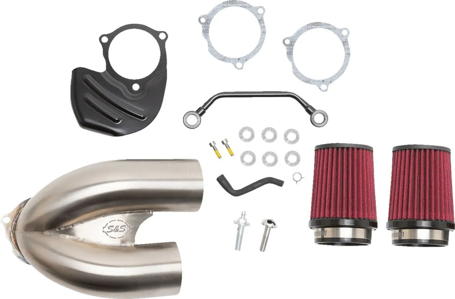 Harley-Davidson FXBR 1923 Softail Breakout 117 [2025] - Tuned Induction Luftfilterkit – Oberfläche: Silber – Bild 1
