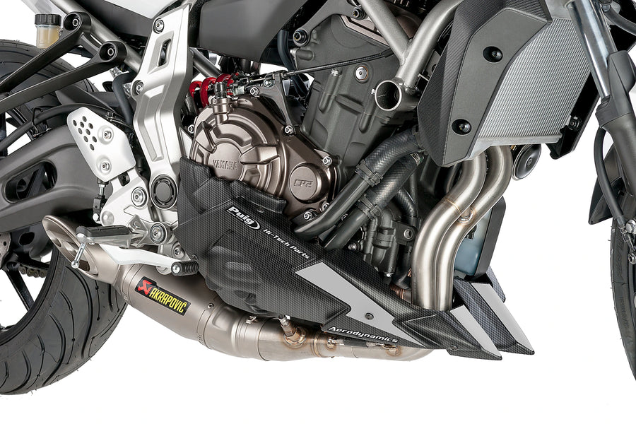 YAMAHA MT-07 MOTO CAGE [2017] - Első légterelő | Carbon megjelenés | PUIG 7022C