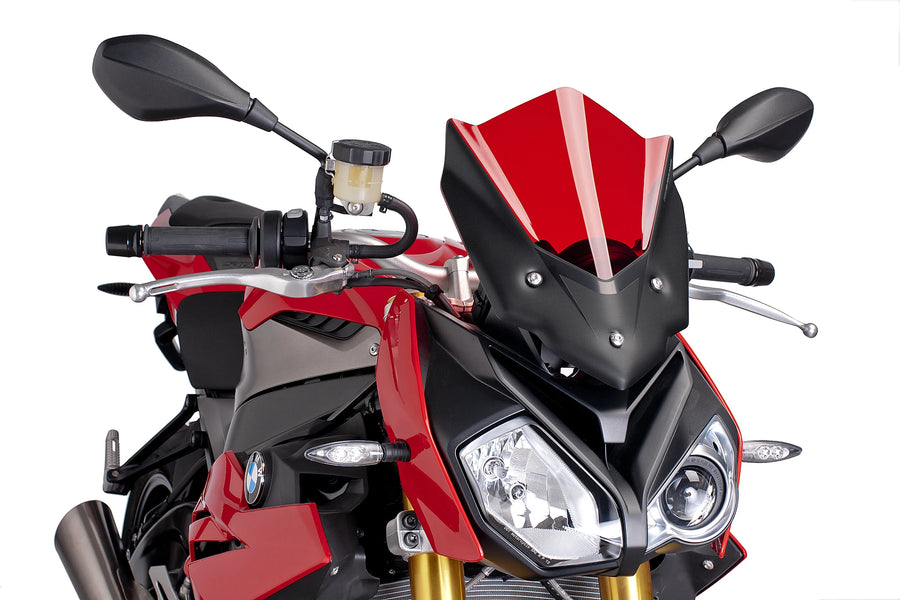 TRIUMPH BONNEVILLE T 120 BLACK [2025] - Új generációs sport szélvédő | Piros | PUIG 7040R