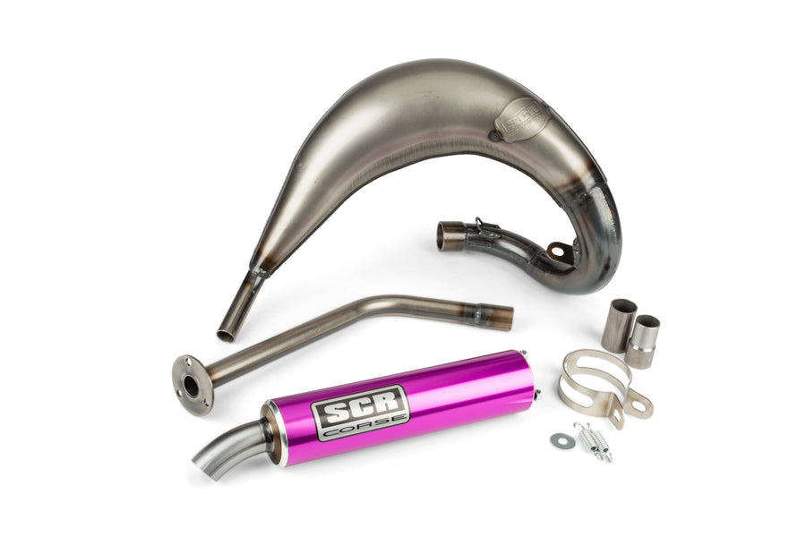 Rieju MRT Pro SM 50 2T - Auspuff Handmade Cross 50-70 lila