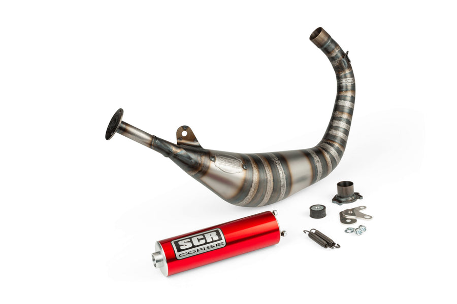 Derbi Senda DRD X-Treme SM '10 - '17 50 2T D50B0 - Auspuff Racing Line 80 90 Rot
