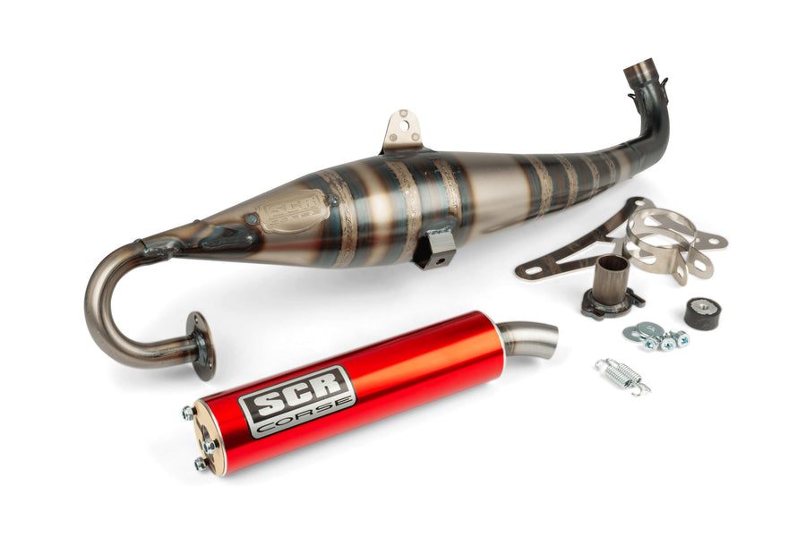 Aprilia SR Netscaper 50 2T LC - Kipufogó Handmade 70 piros