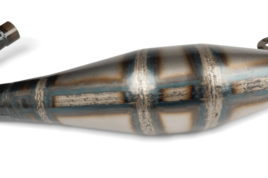 Beta RR-T SM 50 2T - Auspuff Handmade 50-70 rot