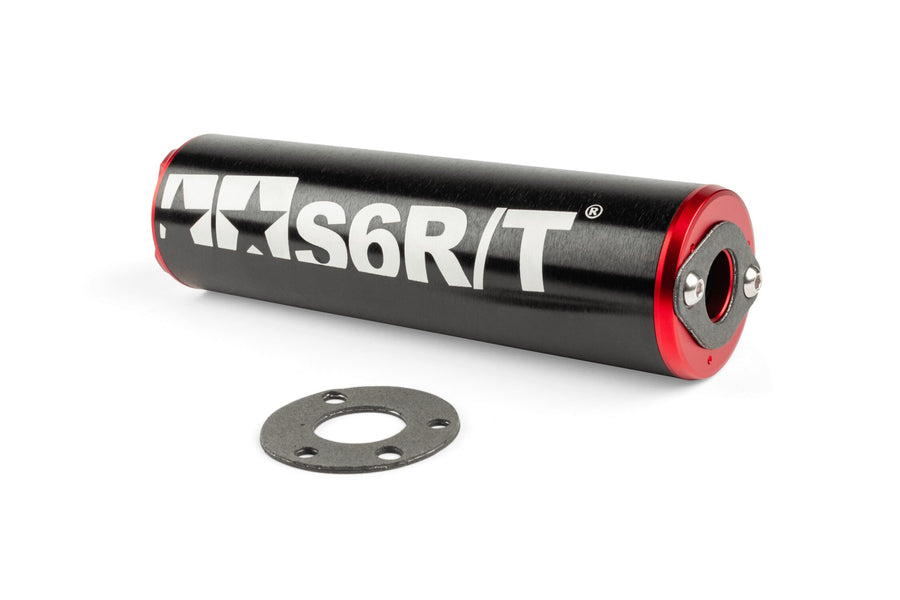 Derbi Senda X-Race SM '05 - '10 50 2T D50B0 - Auspuff R/T Hoch Schwarzrot