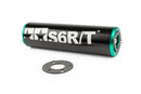 Peugeot XPS-Enduro 50 2T AM6 - Auspuff R/T 90-100 Schwarz/Türkis