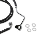 harley davidson fltr [DRAG SPECIALTIES] – Extended Black Brake Line Kit-2