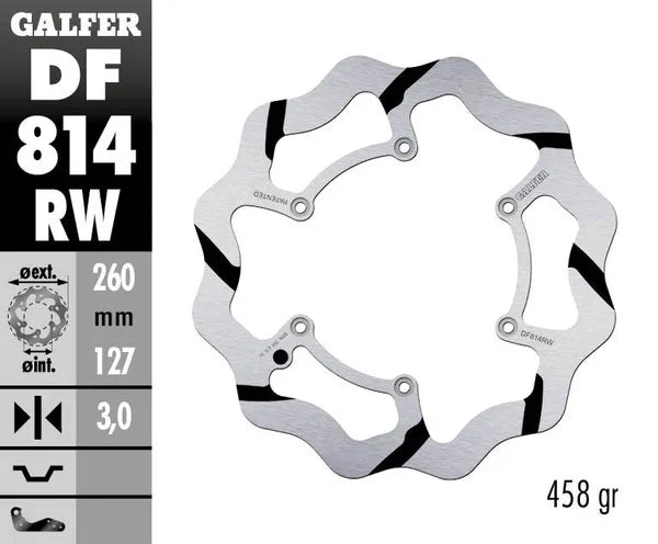 Beta RR 498 Racing [2014] - BREMSSCHEIBE FIXED WAVE GROOVED OVERSIZE – Bild 4