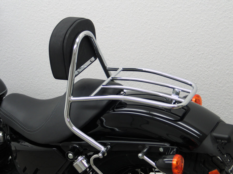 Harley Davidson Sportster Evo 883/1200 (Egyedi [2004-2020] – Driver Sissy Bar párnával és csomagtartóval