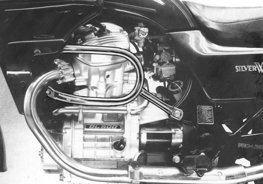 Honda CX 500/650 (E + C is) + GL 500/650 alumínium hűtőborítással - védőrúd