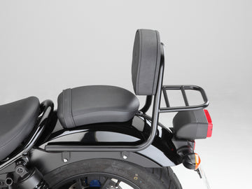 Honda CMX 500 Rebel (PC56A) 2017- [2017] - Sissy rúd csőből párnával és csomagtartóval, fekete