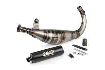 Beta RR Enduro 50 2T – Kipufogó S Race 85-100 Low-Mount Black