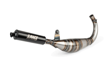 Beta RR Track 50 2T – Kipufogó S Race 85-100 Low-Mount Black
