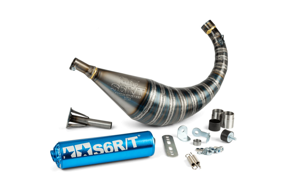 Peugeot XPS-SM 50 2T AM6 - Auspuff R/T 70 - 80 Blau