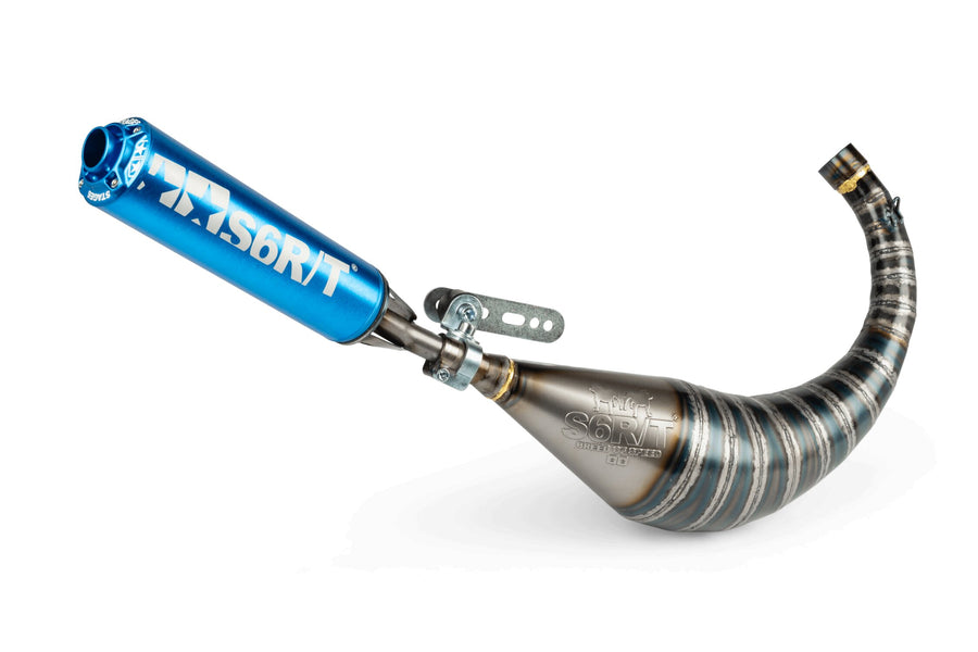 Generic Trigger X-Enduro 50 2T AM6 - Auspuff R/T 70 - 80 Blau