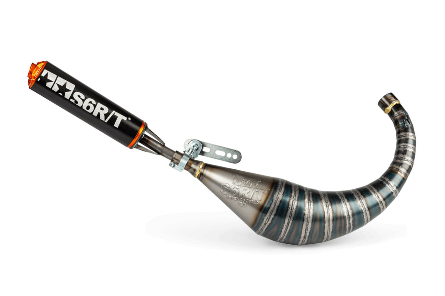 Beta RR Track 50 2T - Auspuff R/T 70 - 80 Schwarz / Orange