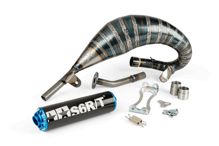 Beta RR Enduro 50 2T - Kipufogó R/T 70 - 80 fekete/kék