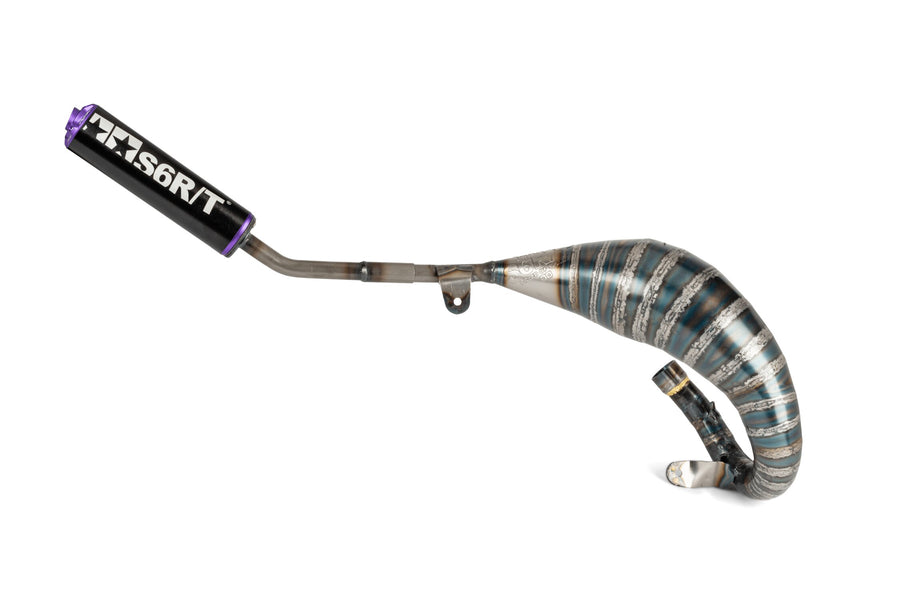 Beta RR Track 50 2T - Auspuff R/T 70–80 Schwarz / Lila