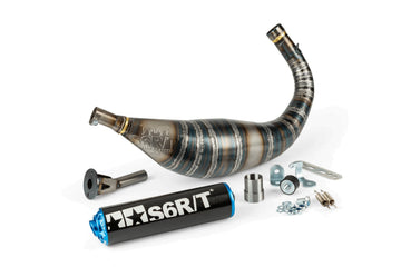 Beta RR Enduro 50 2T - Kipufogó R/T 80-90 fekete/kék