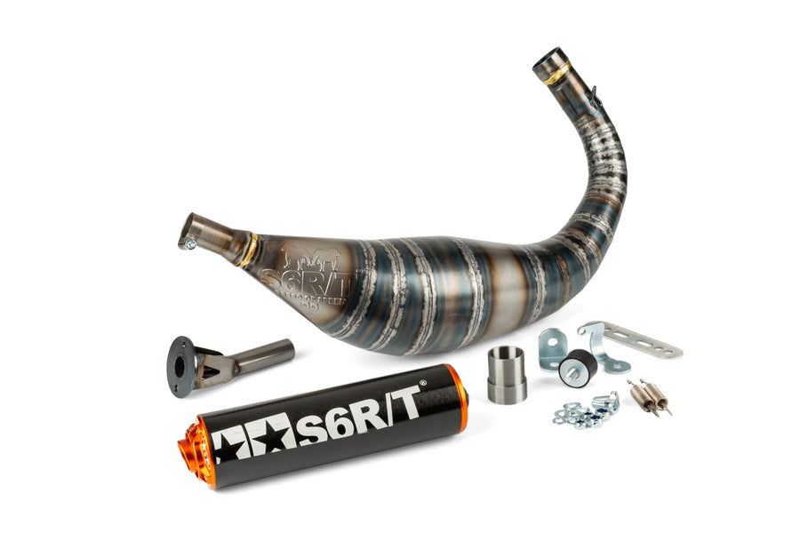 Beta RR Enduro 50 2T - Kipufogó R/T 80-90 fekete/narancs