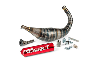 Beta RR Track 50 2T - Auspuff R/T 80-90 Rot