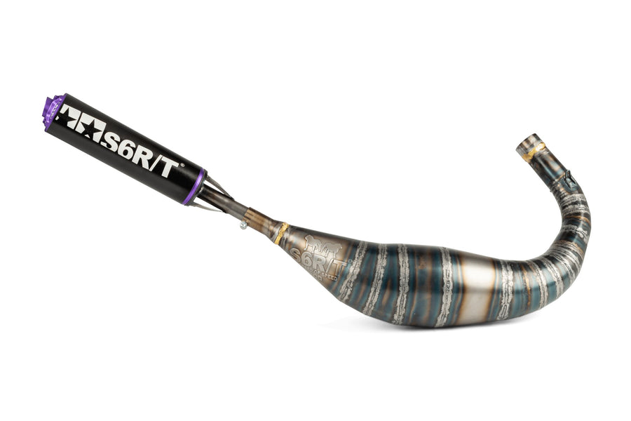 Beta RR Track 50 2T - Auspuff R/T 90-100 Schwarz/Lila