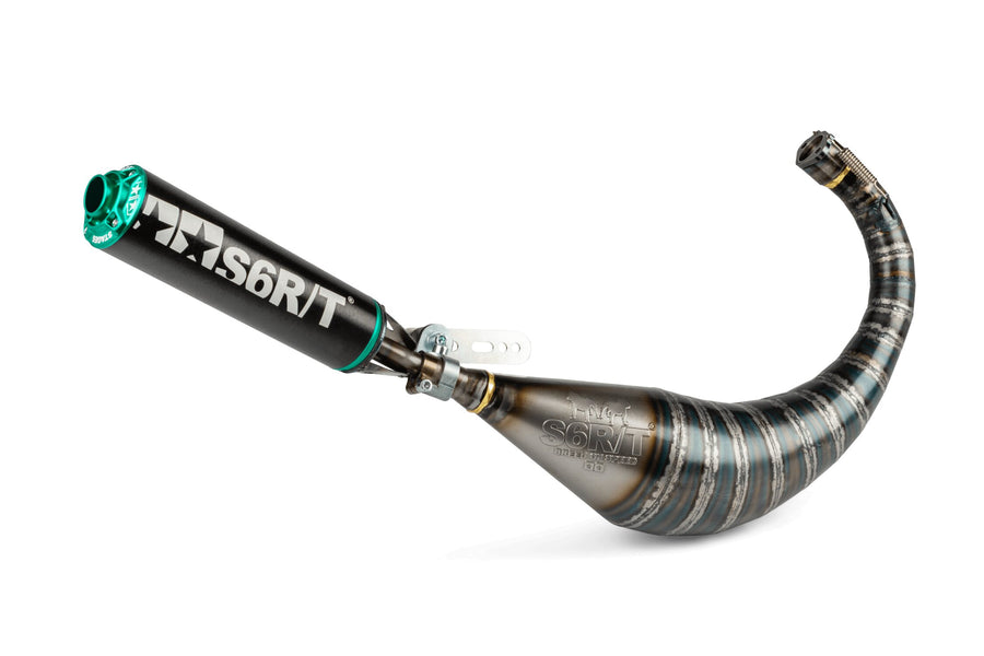 Aprilia SX Factory 50 2T - Kipufogó R/T 70-80 Fekete Türkiz