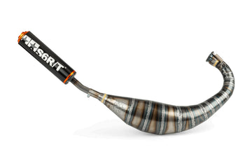 Derbi Senda DRD X-Treme SM '10 - '17 50 2T D50B0 - Auspuff 80-90 Schwarz / Orange