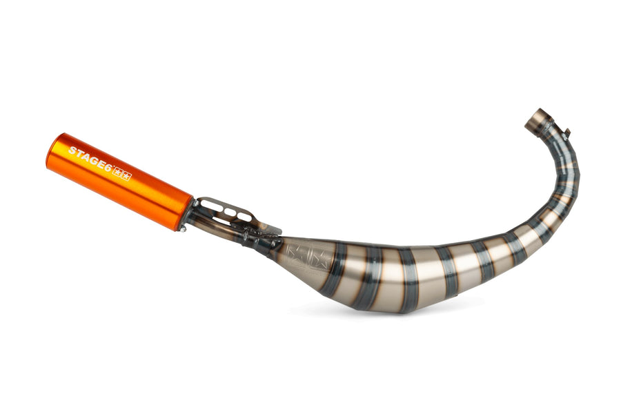 MBK X-Limit SM 50 2T AM6 [2004–] - Auspuff Streetrace 80-90 Orange