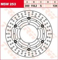 Bmw G 650 GS Sertao ABS (0136) [2012-2014] – Flame sorozatú lebegő féktárcsa – 9. kép