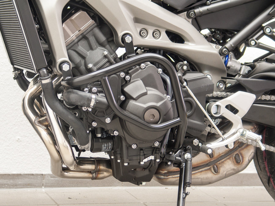Yamaha MT-09/ABS [2013-2016] - Motorvédő, stabil, fekete