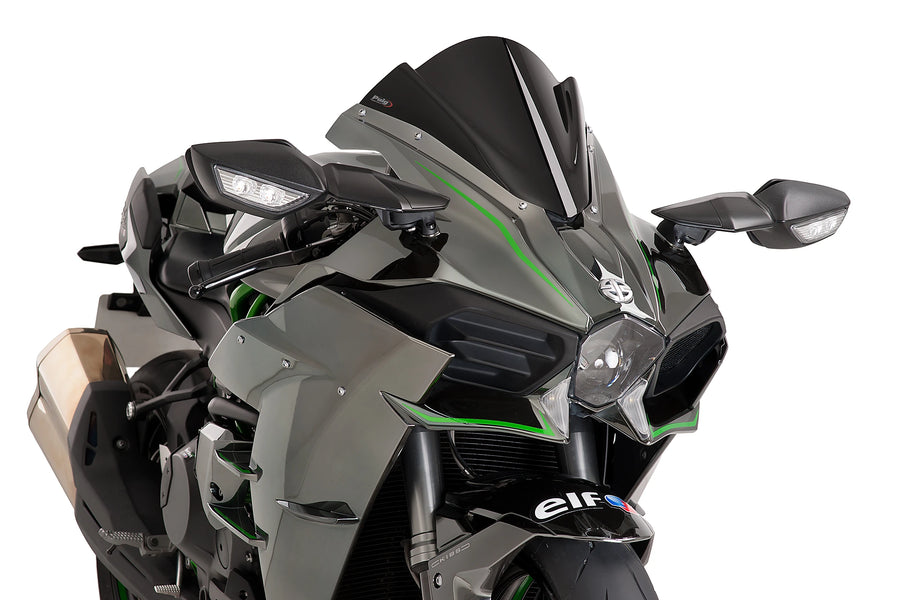 KAWASAKI NINJA H2 [2020] - Z-Racing képernyő | Fekete | PUIG 7631N