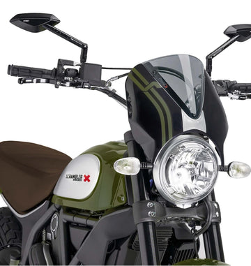 DUCATI SCRAMBLER 800 ICON DARK [2025] – RetroVision szélvédővédő – színezett - 0