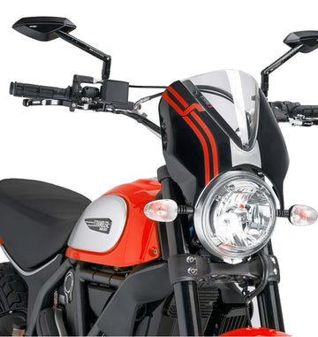DUCATI SCRAMBLER 800 ICON DARK [2025] – RetroVision szélvédő napellenző - 0