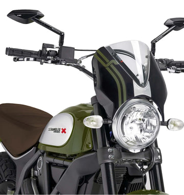 DUCATI SCRAMBLER 800 ICON DARK [2025] – RetroVision szélvédő napellenző
