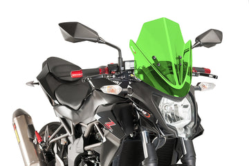 KAWASAKI Z250SL [2015-2017] - Új generációs sport szélvédő | Zöld | PUIG 7656V