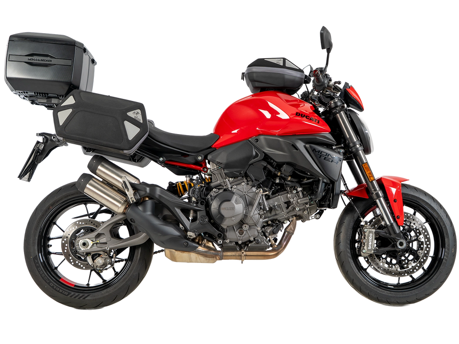 Ducati Monster 890 / + [2026] - Smartrack készlet Xcore felső házzal ezüst/fekete
