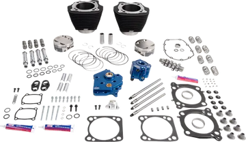 Harley-Davidson FLHCS 1923 Softail Heritage Classic Solo 117 [2026] - 132" Power Package Motorleistungs-Kit – Oberfläche: Schwarz, Nicht hervorgehobene Kühlrippen – Bild 2