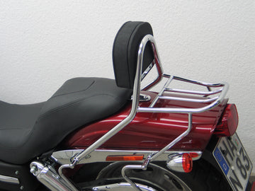 Harley Davidson Dyna Fat Bob [2008-2013] – Utas Sissy bár párnával és csomagtartóval