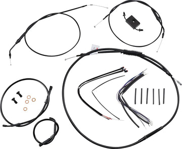 harley davidson sportster 883 iron xl [BURLY BRAND] - Extended handlebar and brake line kit for Sportster with ABS