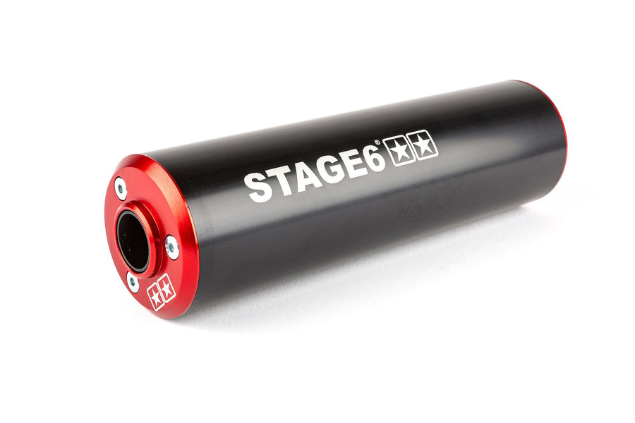 Beta RR SM 50 2T - Auspuff 80 - 90cc CNC rot / schwarz