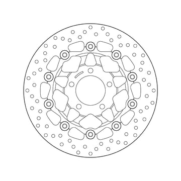 Suzuki Gsx 600 [BREMBO] - Oro sorozatú kerek lebegő féktárcsa