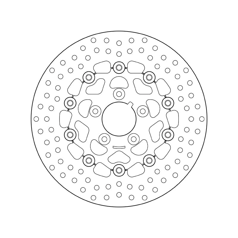 Harley Davidson Flstc [BREMBO] - Oro sorozatú kerek lebegő féktárcsa