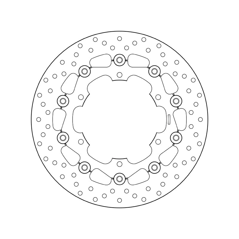 Yamaha Yzf 600 [BREMBO] - Oro sorozatú kerek lebegő féktárcsa