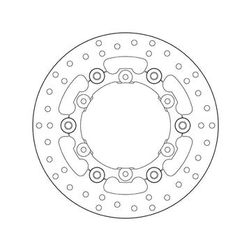 Husqvarna 701 Supermoto [BREMBO] - Oro sorozatú kerek lebegő féktárcsák - párban