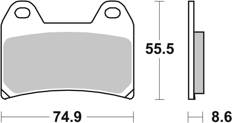 Ktm 790 Duke [BREMBO] – Competition Carbon Kerámia fékbetétek – 07BB19RC
